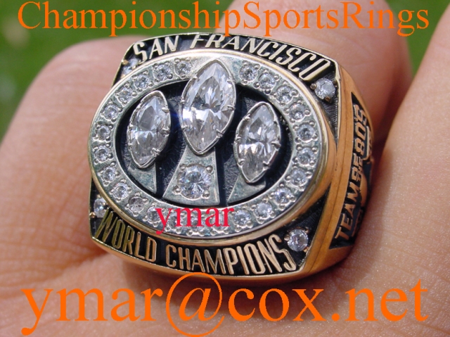 1988 SAN FRANCISCO 49ERS SUPER BOWL CHAMPIONSHIP 10K RING.  Make Offer!!!!