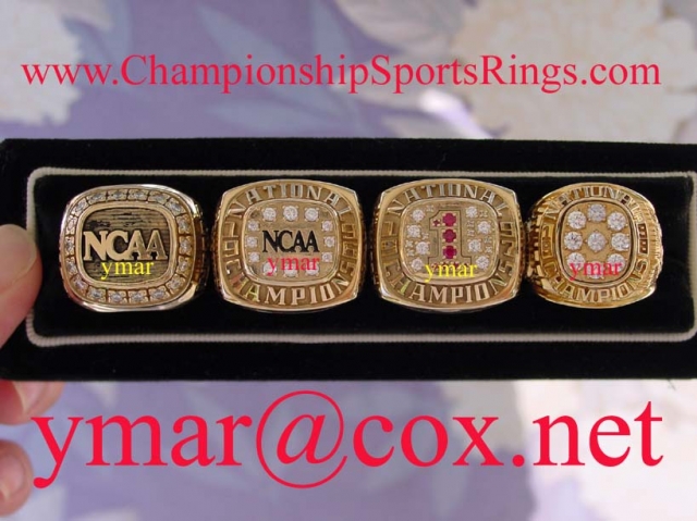 4 Arkansas National Championship Rings 1995-1998  Make Offer