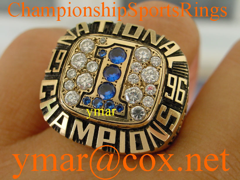 1996 Florida Gators National Championship 10K Ring once owned by NFL Player Eugene McCaslin
