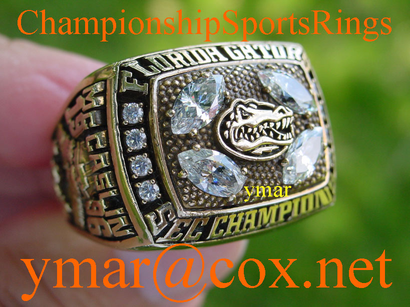 1996 Florida Gators SEC Championship 10K Ring once owned by NFL Player Eugene  McCaslin